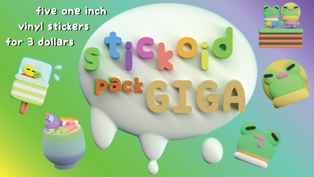 STICKOID PACK GIGA – $3.00