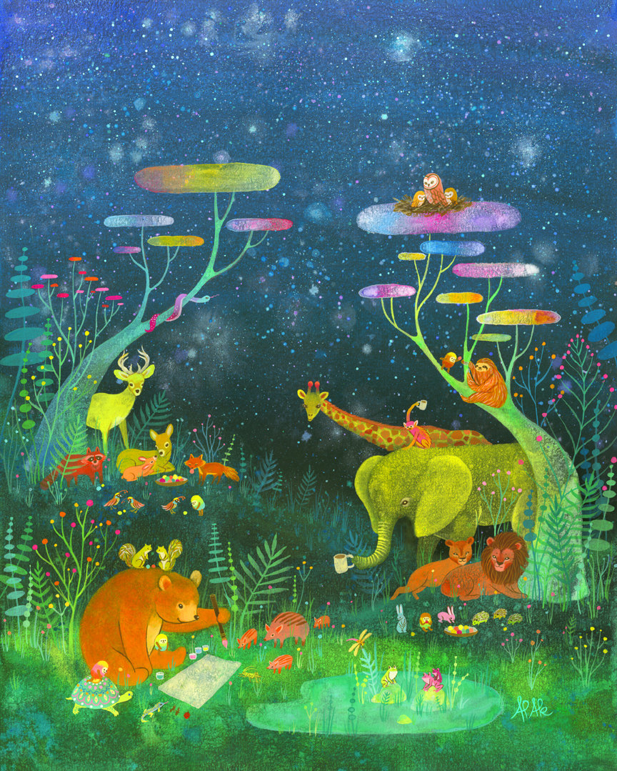 Harmonious Kingdom Limited Edition Print by apak