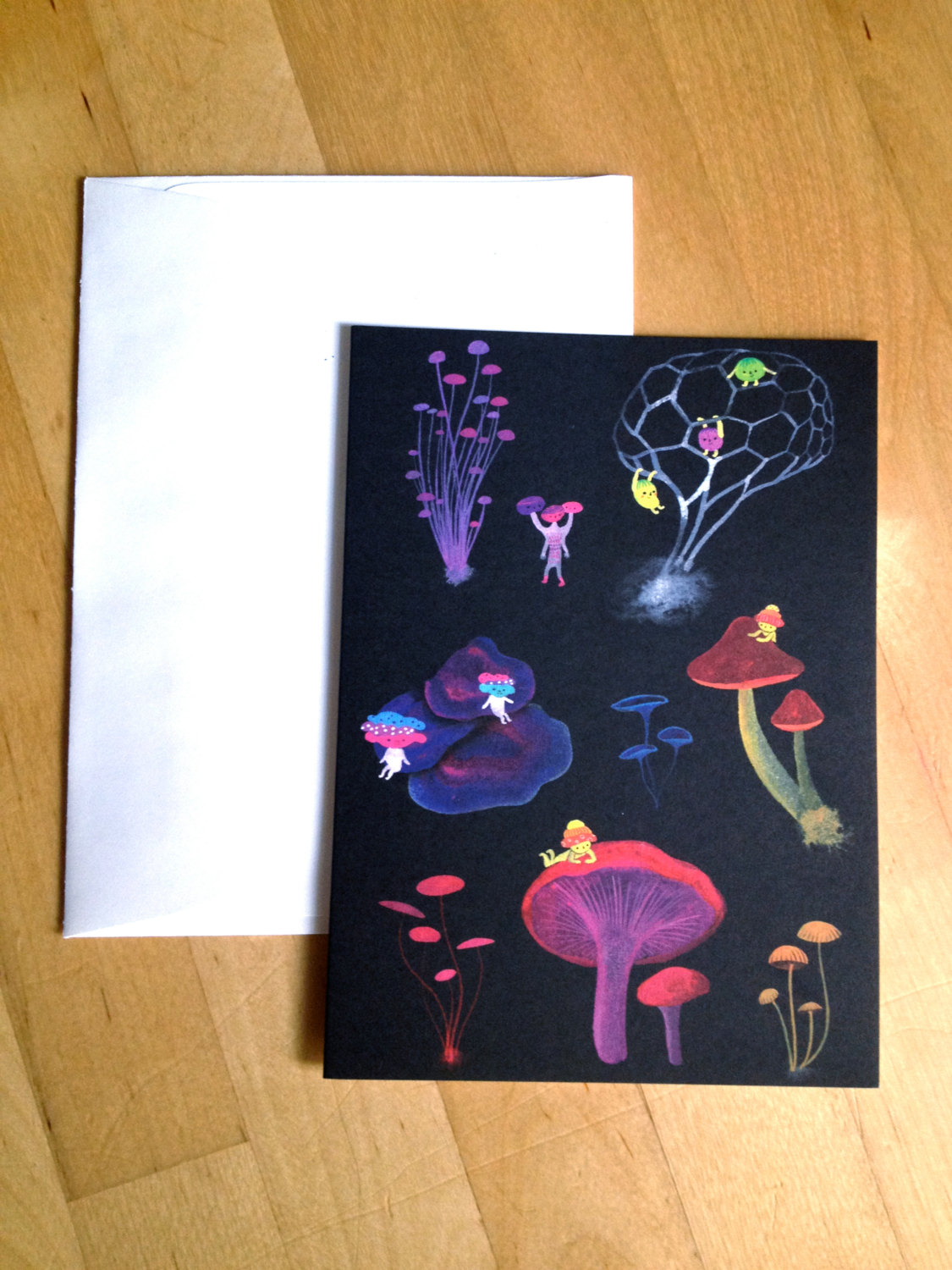 Mushroom folk Card by apak