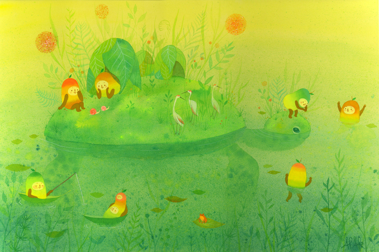 Turtle Island Limited Edition Print by apak