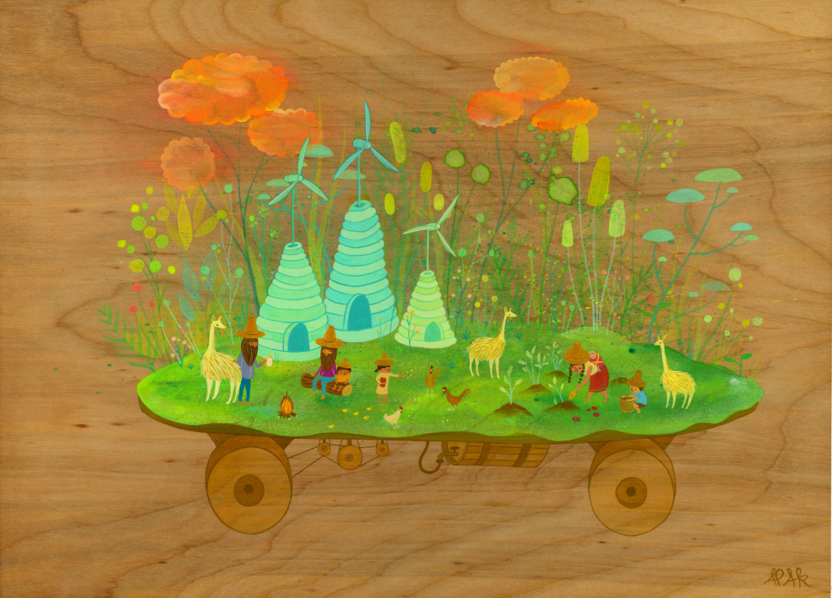 Earth Riders Limited Edition Print by apak