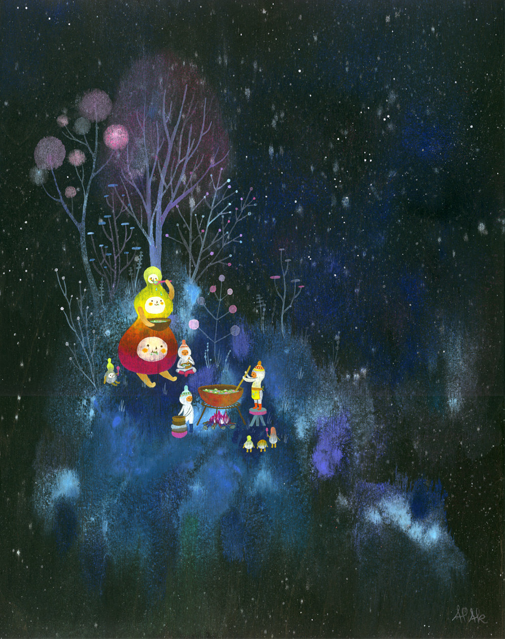 Cosmic Soup Limited Edition Print by apak