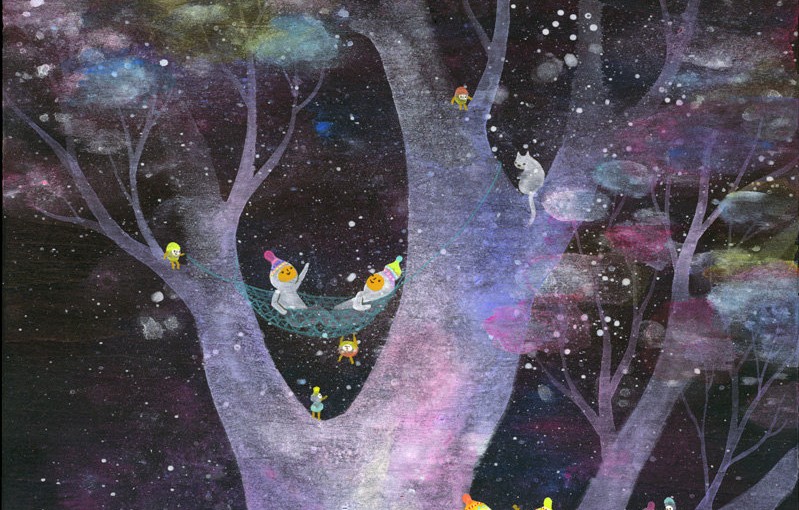 Cosmic family 1 Limited Edition Print by apak