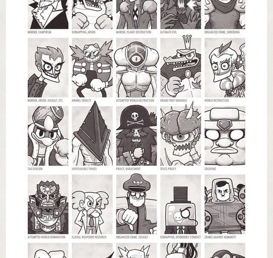Most Wanted Villains by Dominique Ferland