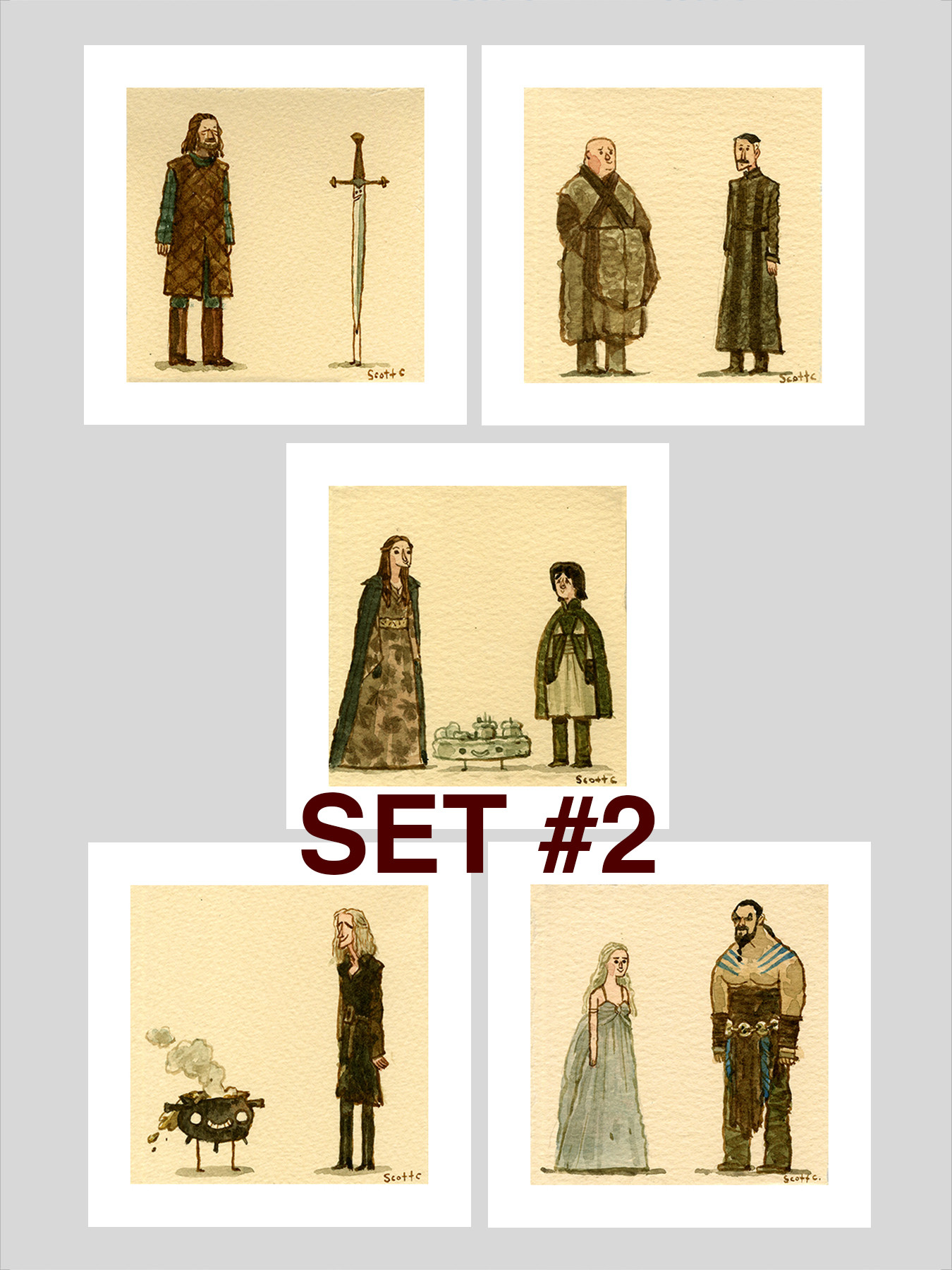 Great Showdowns (GoT Edition) – Print Set #2