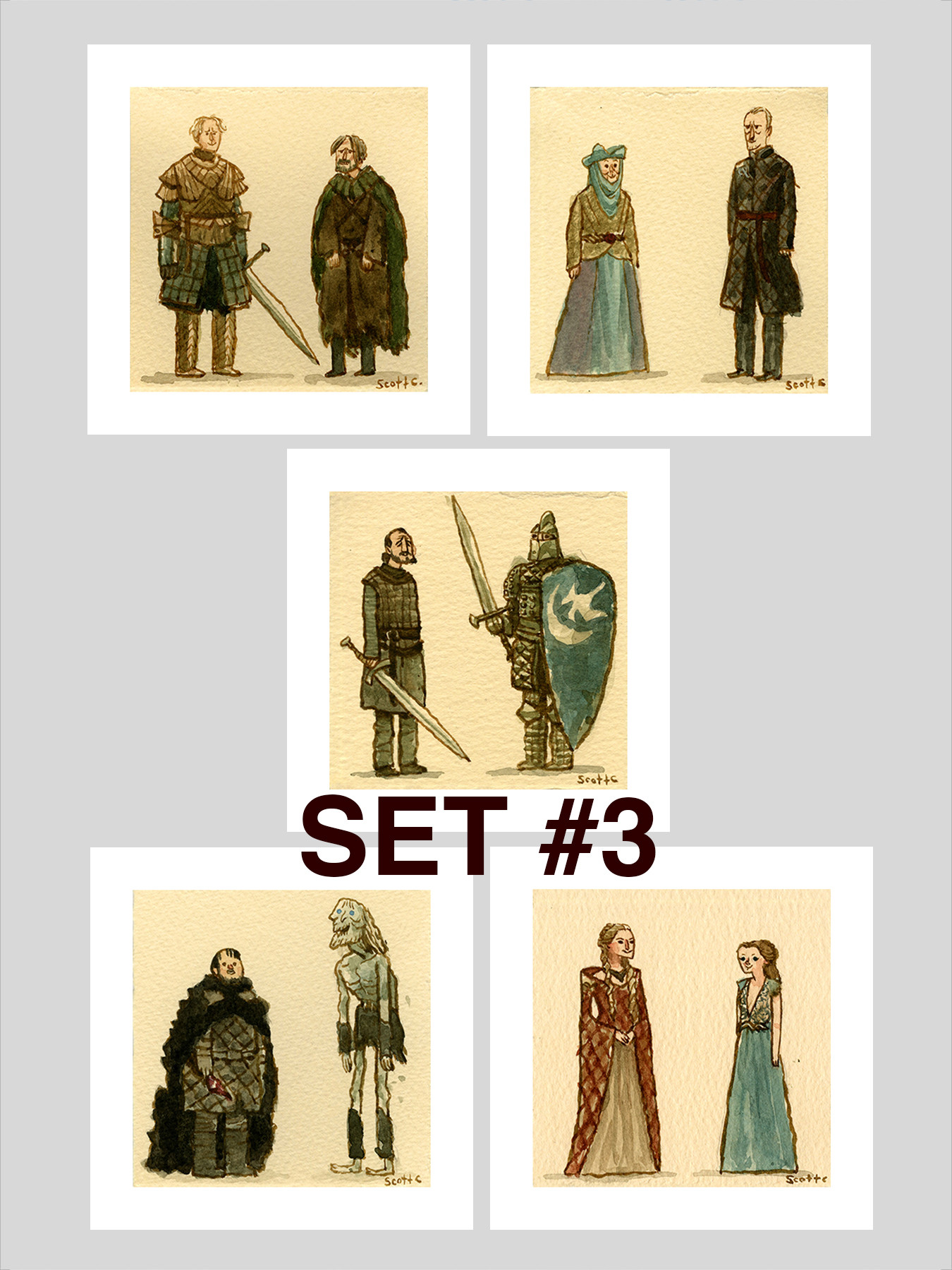 Great Showdowns (GoT Edition) – Print Set #3