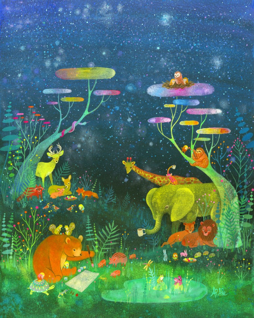 Harmonious Kingdom Print by apak