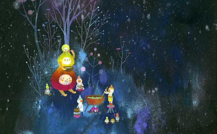 Cosmic Soup (Original Painting) by apak