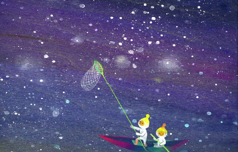Star Catchers (Original Painting) by apak