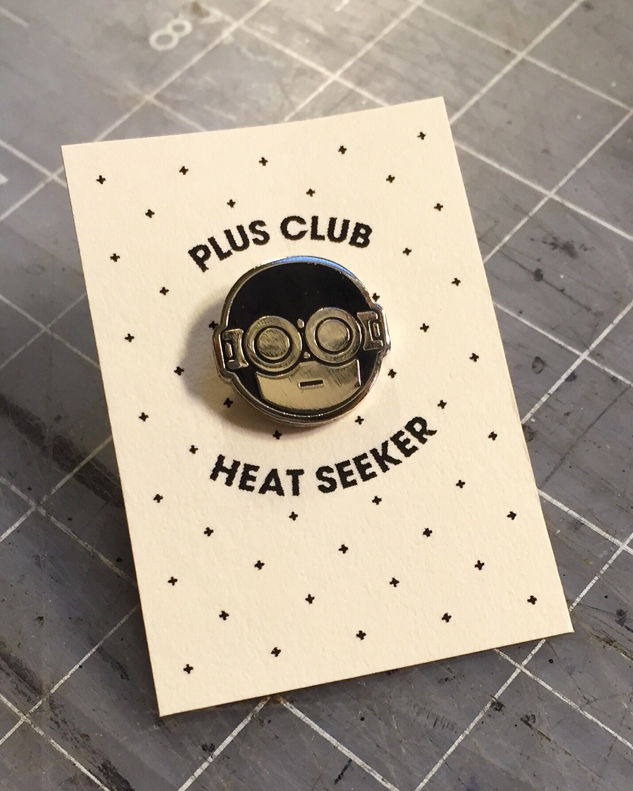 Double+ Enamel Pin – $5.00