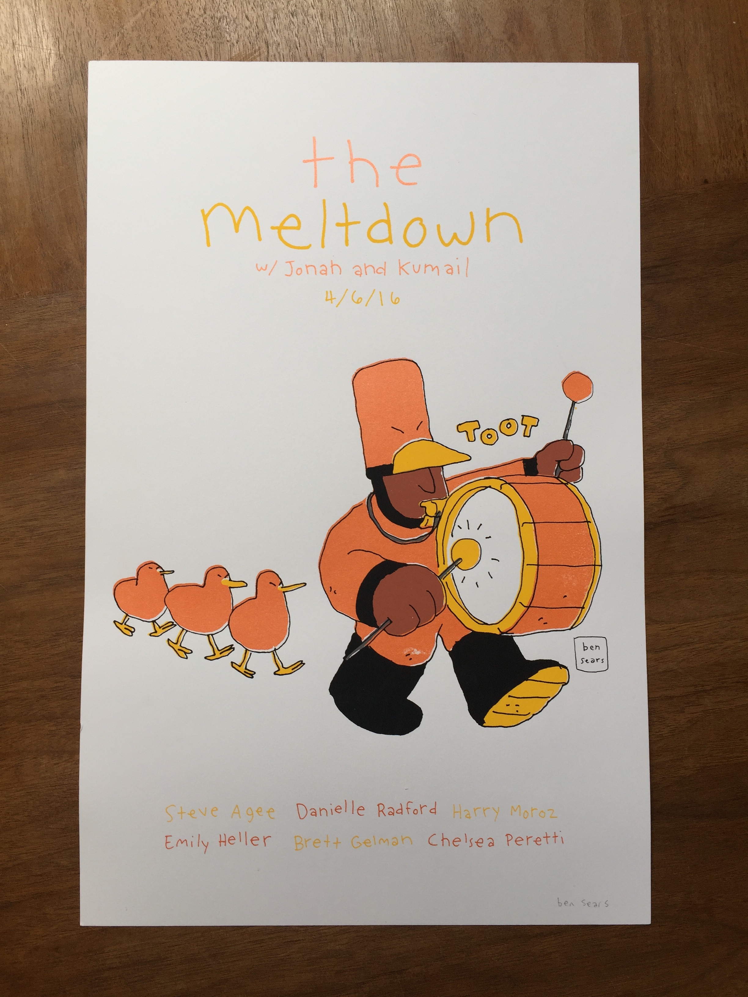 Meltdown w/ Jonah & Kumail Poster – $20.00