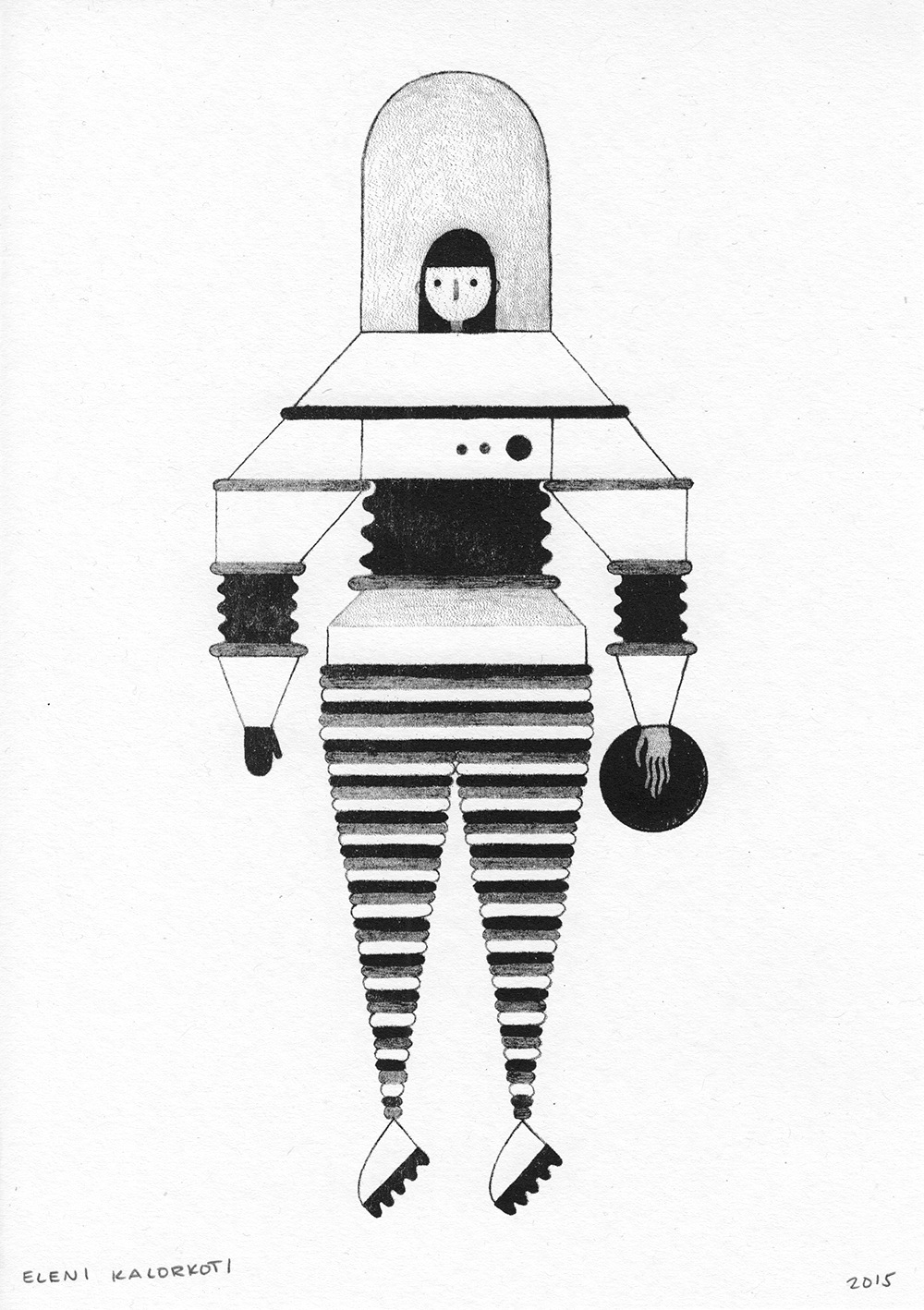 Space Witch Riso Print – £5.00