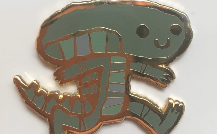 Alien on the Move Enamel Pin