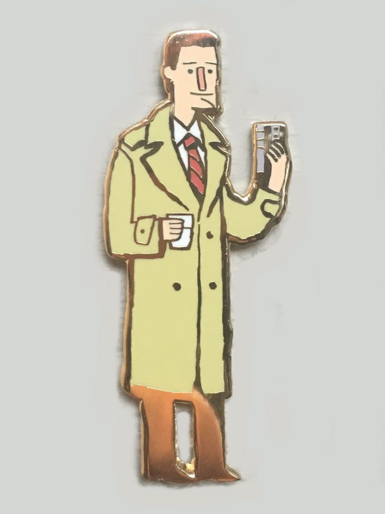 Agent Coop Enamel Pin