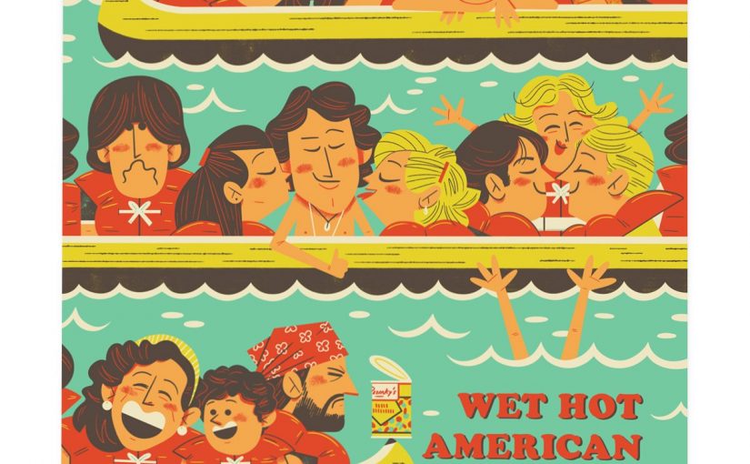 WET HOT AMERICAN SUMMER POSTER – Vertical (preorder) – $45.00