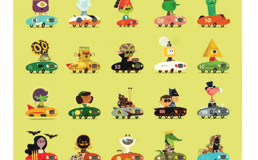 Bad Guy Racers (Poster) – $30.00