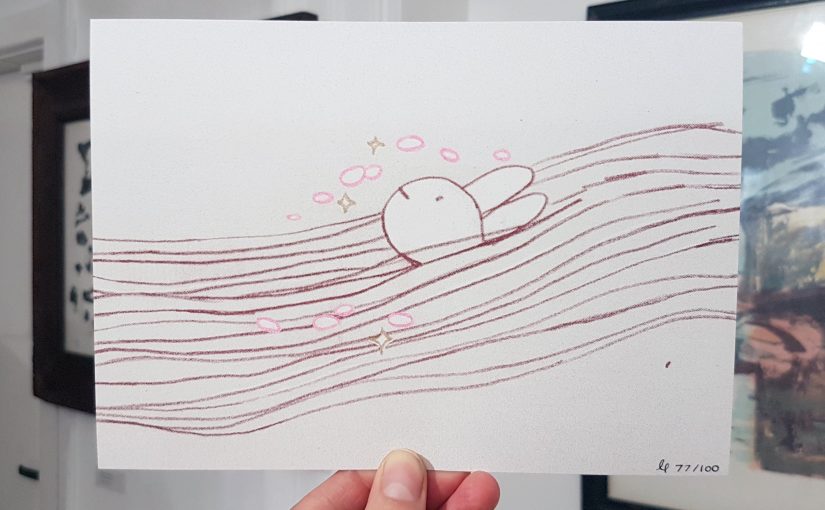 ‘travelling’ riso print – £3.00