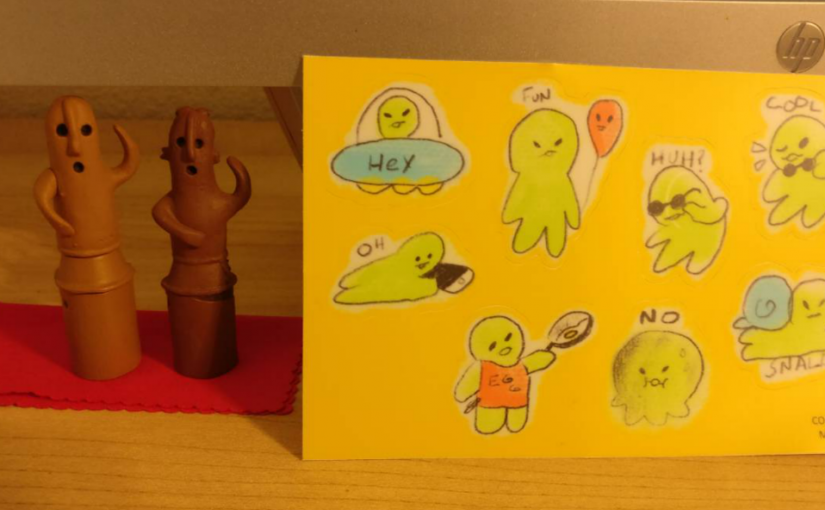 COOL ALIEN SET. – $10.00