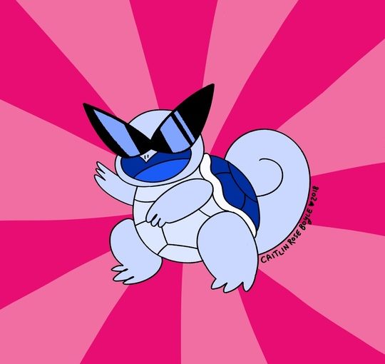 Rep Your Squirtle Squad by caitlin rose boyle