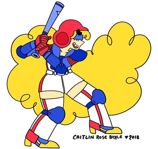 SUPER BASEBALL 2020 by caitlin rose boyle
