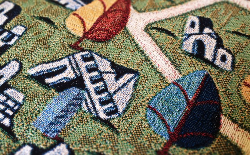 Woven Map Blanket – $200.00