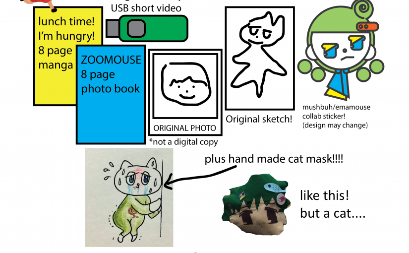 (pre order) EMAMOUSE PACK +++ (WITH MASK!) – $100.00