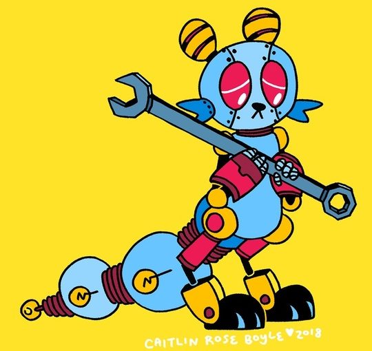 A Cute Robot Who Just Needs to Be Loved by caitlin rose boyle