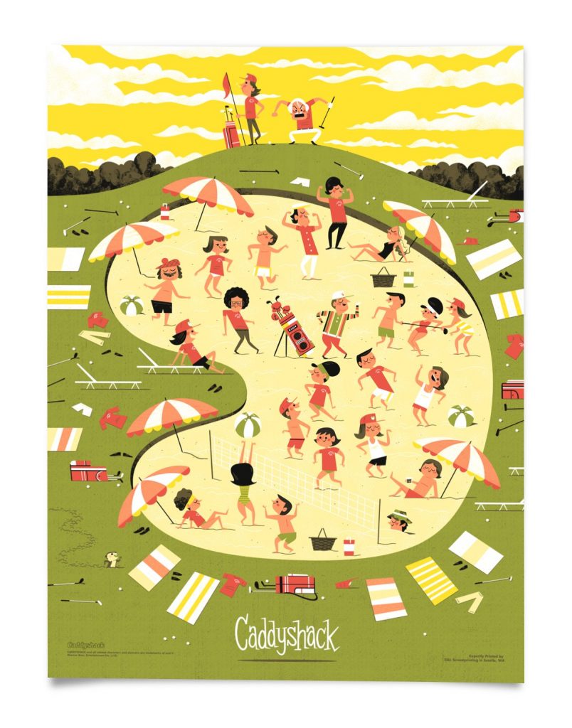 CADDYSHACK POSTER (VARIANT) – $25.00