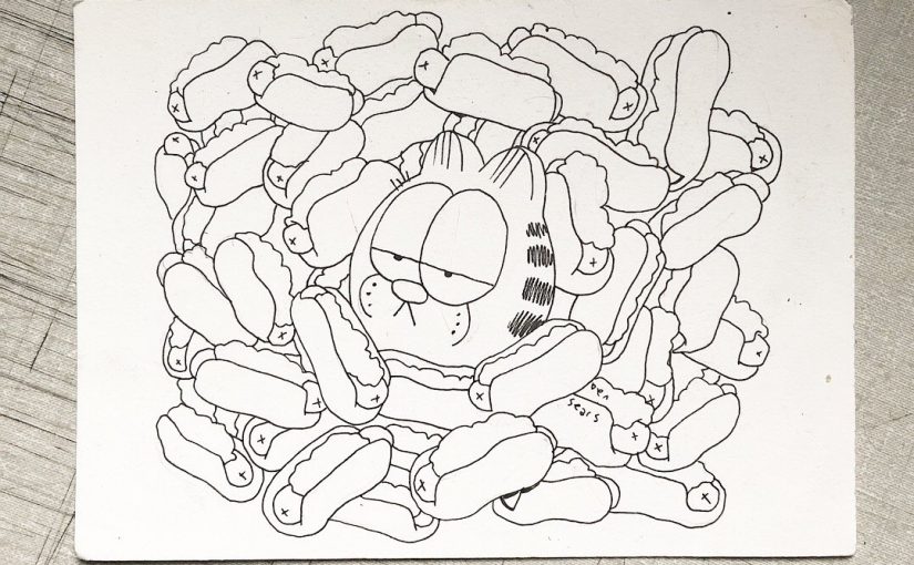 Garfield cover illustration  – $150.00