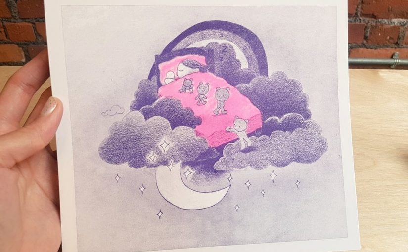 follow ur dreams – two colour riso print – £2.00