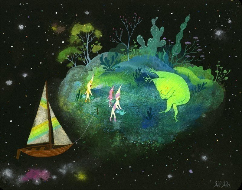 Root Garden Limited Edition Print by apak